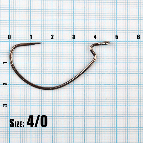 Крючок офсетный Akkoi Triumph Strongest №4/0; 4 шт