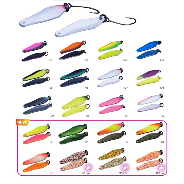 Блесна Namazu Pro TiA Costola (2,2 г) 104