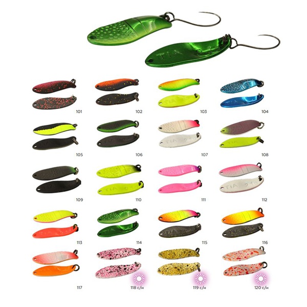 Блесна Namazu Pro TiA Gocce (1,6 г) 102