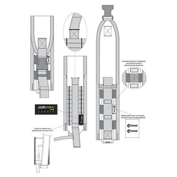 Подсумок Сплав для РДГ/РОП/2РСП черный
