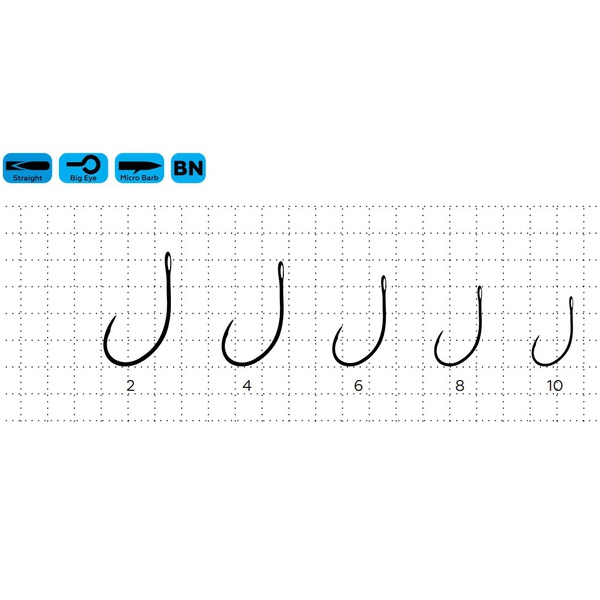 Крючок Namazu Pro TiA T-Wild Hook (10 шт) BN, №4