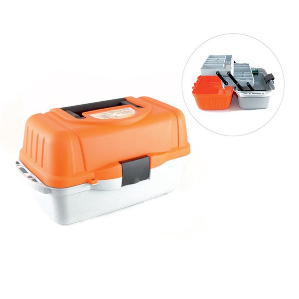 Ящик рыболовный Следопыт с 2-мя подъемными полками