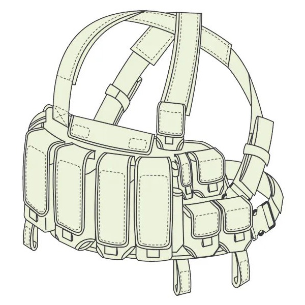 Жилет разгрузочный Сплав Пионер М23 цифровая флора