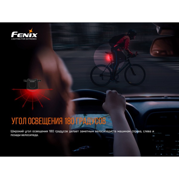 Велофара задняя Fenix BC05R V2.0