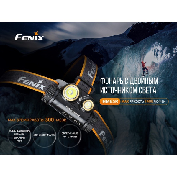 Набор Fenix HM65R LED Headlight + E-LITE