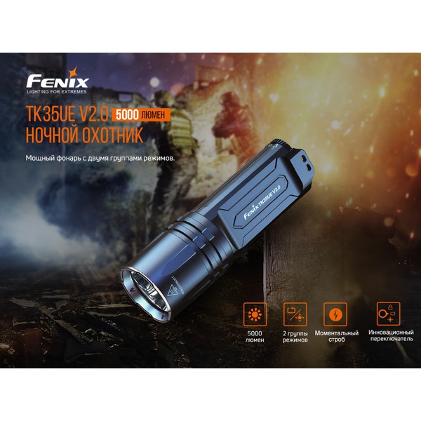 Фонарь Fenix TK35UE V2.0