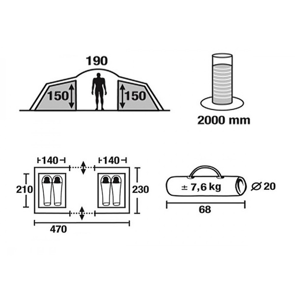 Палатка Green Glade Konda 4