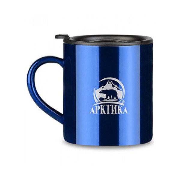 Термокружка Арктика 802 синий, 0,4 л