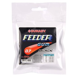 Фидергам Dunaev Feeder Gum Black, 0,7 мм