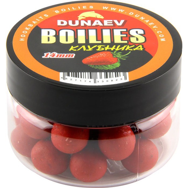 Бойлы Dunaev вареные 14 мм Клубника