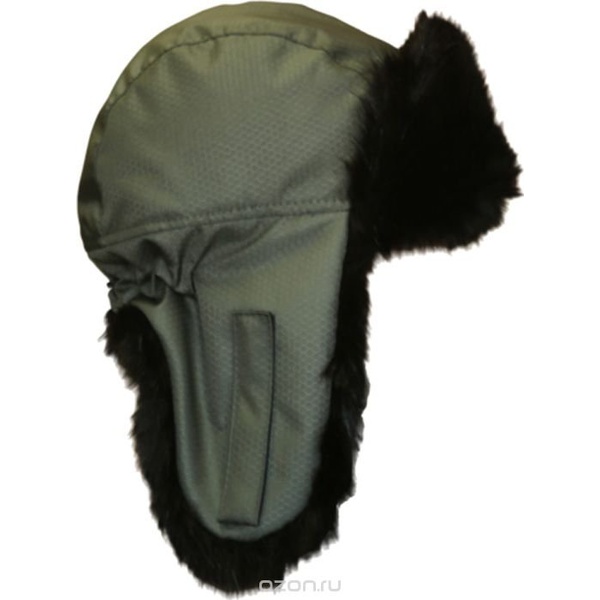 Шапка-ушанка Huntsman Соболь хаки, тк. Cell