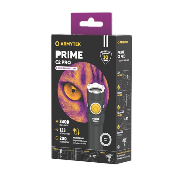 Мультифонарь ArmyTek Prime C2 Pro Magnet USB (2230лм, теп. свет, аккумулятор)
