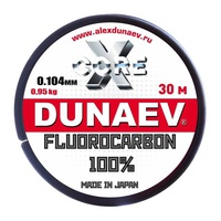 Леска Dunaev Fluorocarbon 30 м 0,104 мм