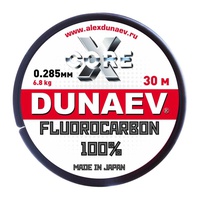 Леска Dunaev Fluorocarbon 30 м 0,285 мм