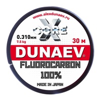 Леска Dunaev Fluorocarbon 30 м 0,310 мм