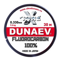 Леска Dunaev Fluorocarbon 30 м 0,330 мм