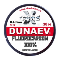 Леска Dunaev Fluorocarbon 30 м 0,405 мм