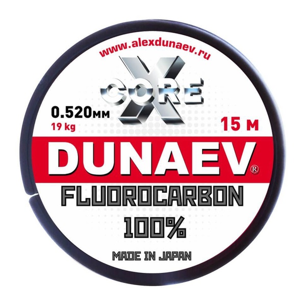 Леска Dunaev Fluorocarbon 15 м 0,520 мм
