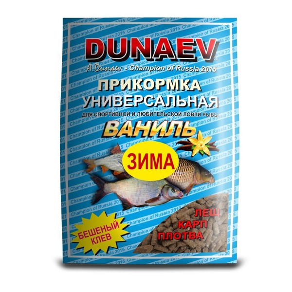 Прикормка Dunaev iCe-Классика 0,75 кг (гранулы) Ваниль