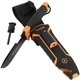 Нож Ganzo G8012V2 OR (с паракордом) черный/оранжевый. Фото 3