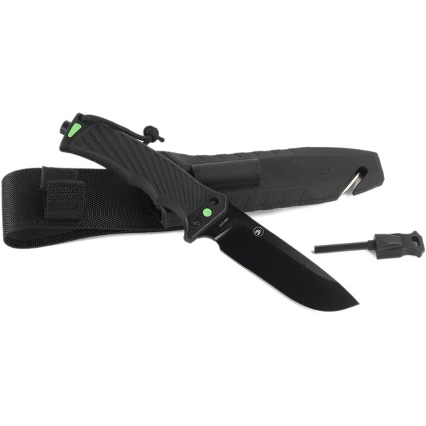 Нож Ganzo G8012V2 BK (с паракордом) черный