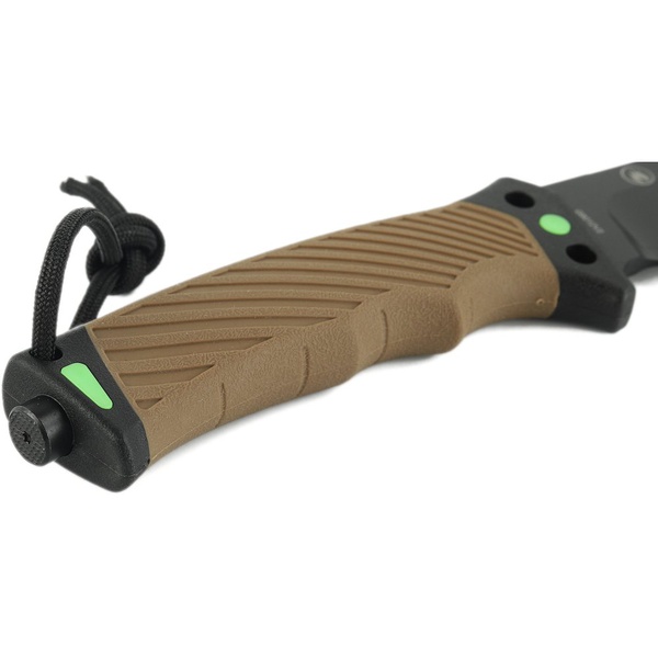 Нож Ganzo G8012V2 DY (с паракордом) коричневый