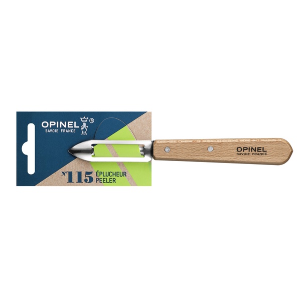 Нож для чистки овощей Opinel №115 (блистер) деревянная рукоять