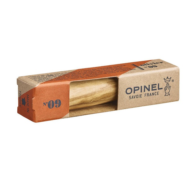Нож Opinel №09 (в картонной коробке) оливковая рукоять