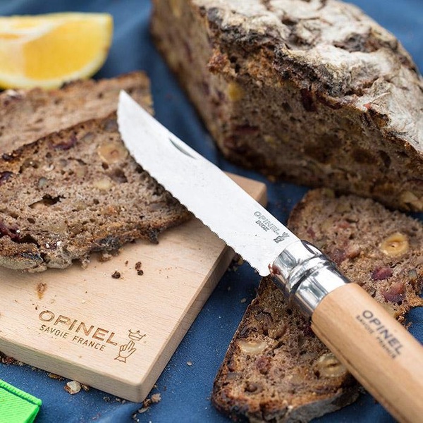 Нож Opinel №12 (рукоять из бука, серрейторная заточка)