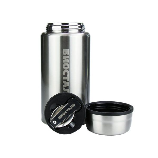 Термос Biostal NTS-750B (с термочехлом) стальной, 0,75 л