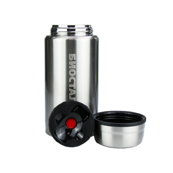 Термос Biostal NTS-750B (с термочехлом) стальной, 0,75 л
