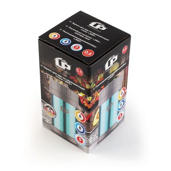 Термос LP JMG бирюзовый, 0,5 л