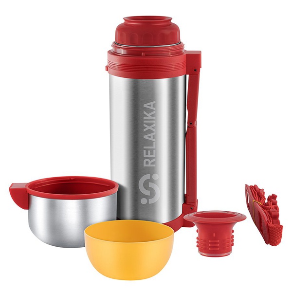 Термос Relaxika 201 (универсальный) стальной, 1,5 л