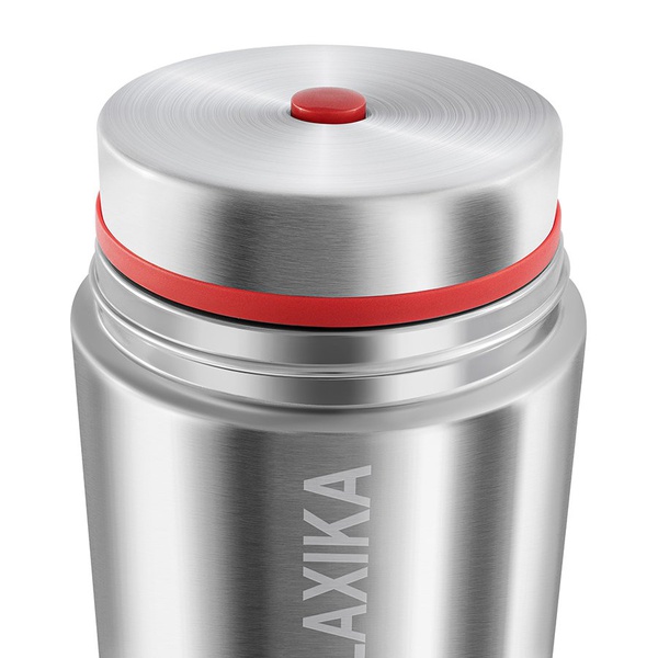 Термос Relaxika 301 (с термочехлом) стальной, 1 л
