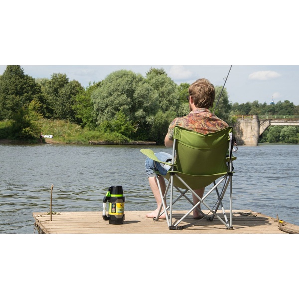 Термос Арктика Тайга стальной/зеленый, 1.5 л