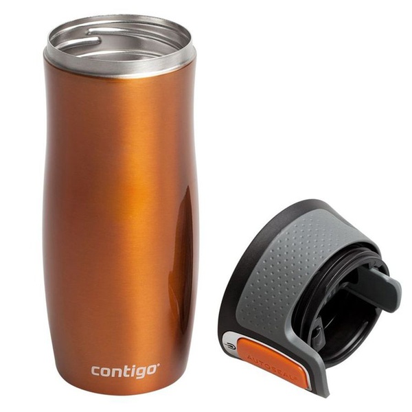 Термокружка Contigo West Loop оранжевый, 0,47 л