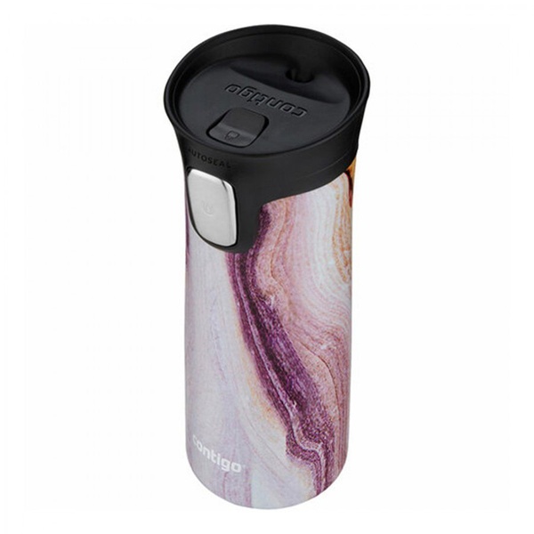 Термокружка Contigo Pinnacle Couture розовый мрамор, 0,42 л
