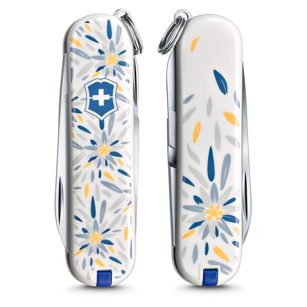 Нож-брелок Victorinox Classic LE 2021 alpine edelweiss