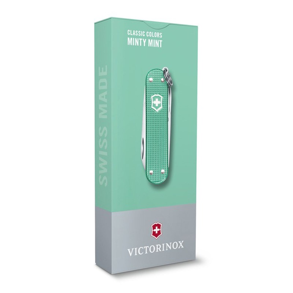Нож-брелок Victorinox Classic SD Alox Colors minty mint