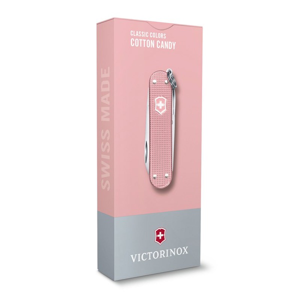 Нож-брелок Victorinox Classic SD Alox Colors cotton candy