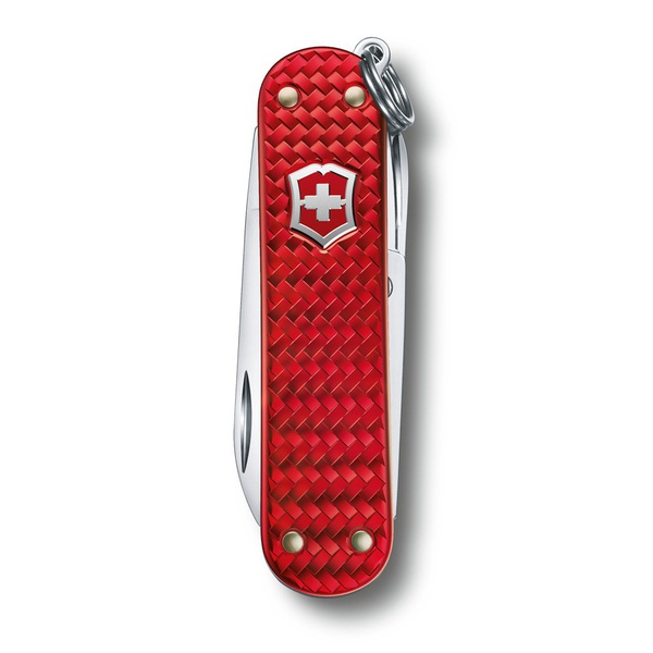 Нож-брелок Victorinox Classic SD Precious Alox (подар. упаковка) iconic red