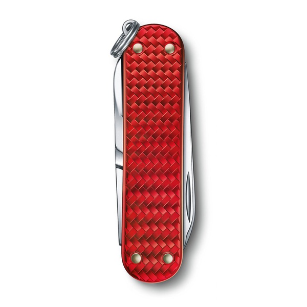Нож-брелок Victorinox Classic SD Precious Alox (подар. упаковка) iconic red