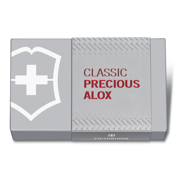 Нож-брелок Victorinox Classic SD Precious Alox (подар. упаковка) iconic red