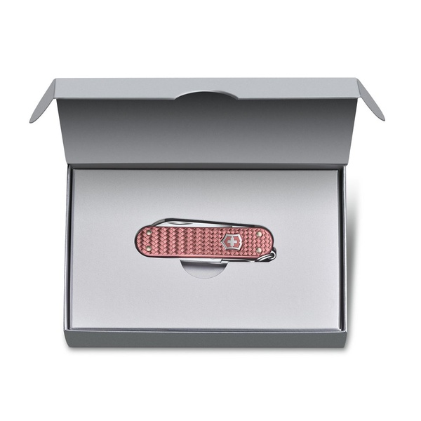 Нож-брелок Victorinox Classic SD Precious Alox (подар. упаковка) gentle rose
