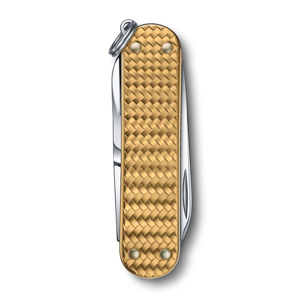 Нож-брелок Victorinox Classic SD Precious Alox (подар. упаковка) brass gold