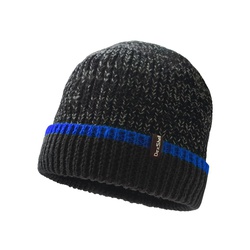 Шапка Dexshell Cuffed Beanie DH353 (водонепроницаемая) черная с синей полоской