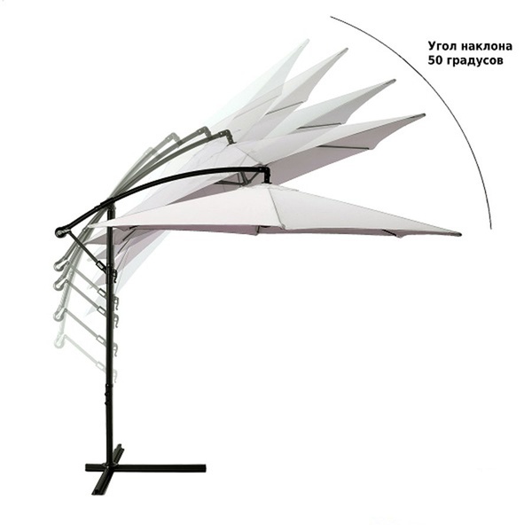 Зонт садовый Green Glade 6002 серый