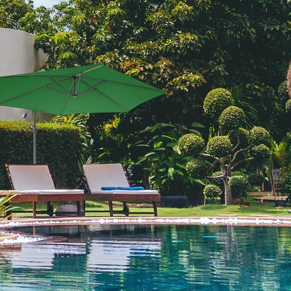 Зонт садовый Green Glade 6004 тёмно-зелёный