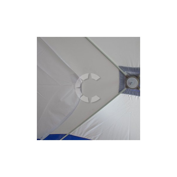 Палатка зимняя Следопыт Куб 1,5 х 1,5 м (1 слой) бело-синий, Oxford 210D