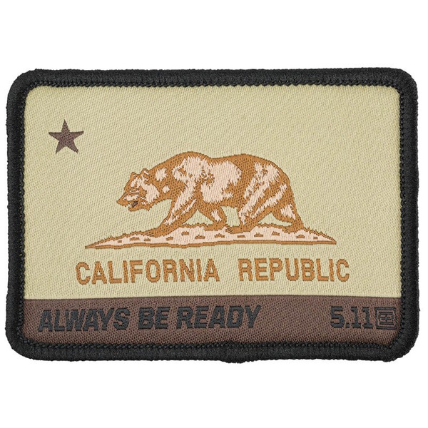 Патч 5.11 Tactical California State Bear Coyote (120)